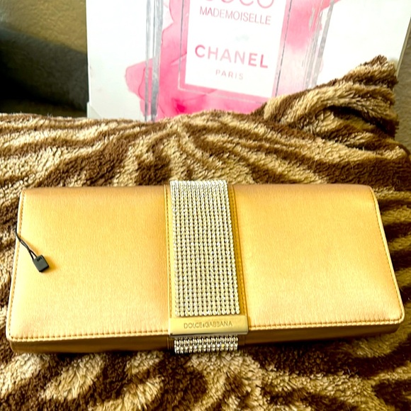 Stunning Dolce & Gabbana clutch with Swarovski crystals - Picture 1 of 8
